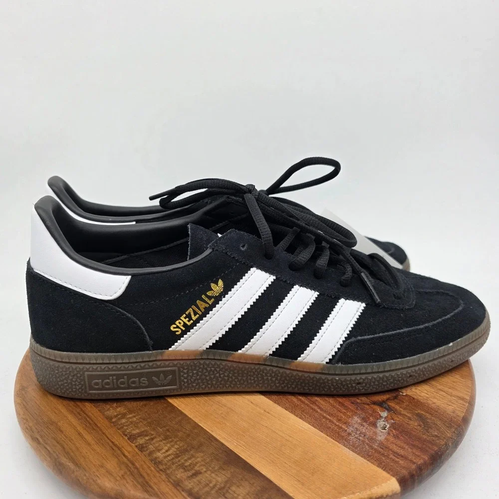 Adidas Handball Spezial Men's Shoes Core Black White Gum DB3021 Size 9.5 NEW